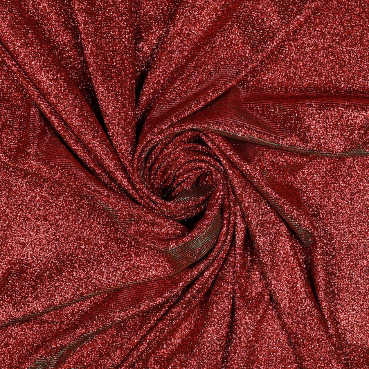 Katrina Metallic Knit Red
