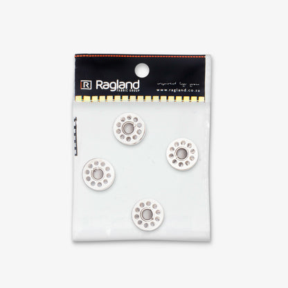 Bobbin 10 Hole Metal (Pack of 4)