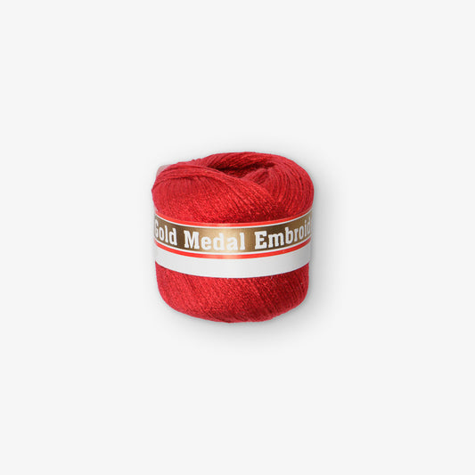Gold Medal Embroidery Thread Red