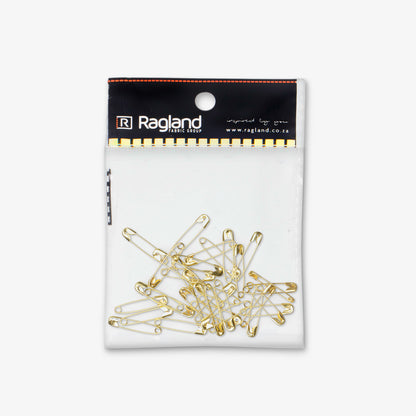 Gold Safety Pins (30Pcs) 22mm
