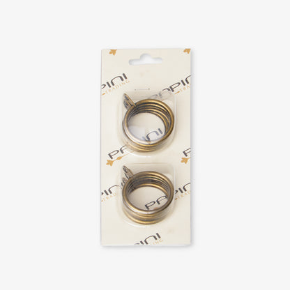 Metal Rings 25mm Antique Brass