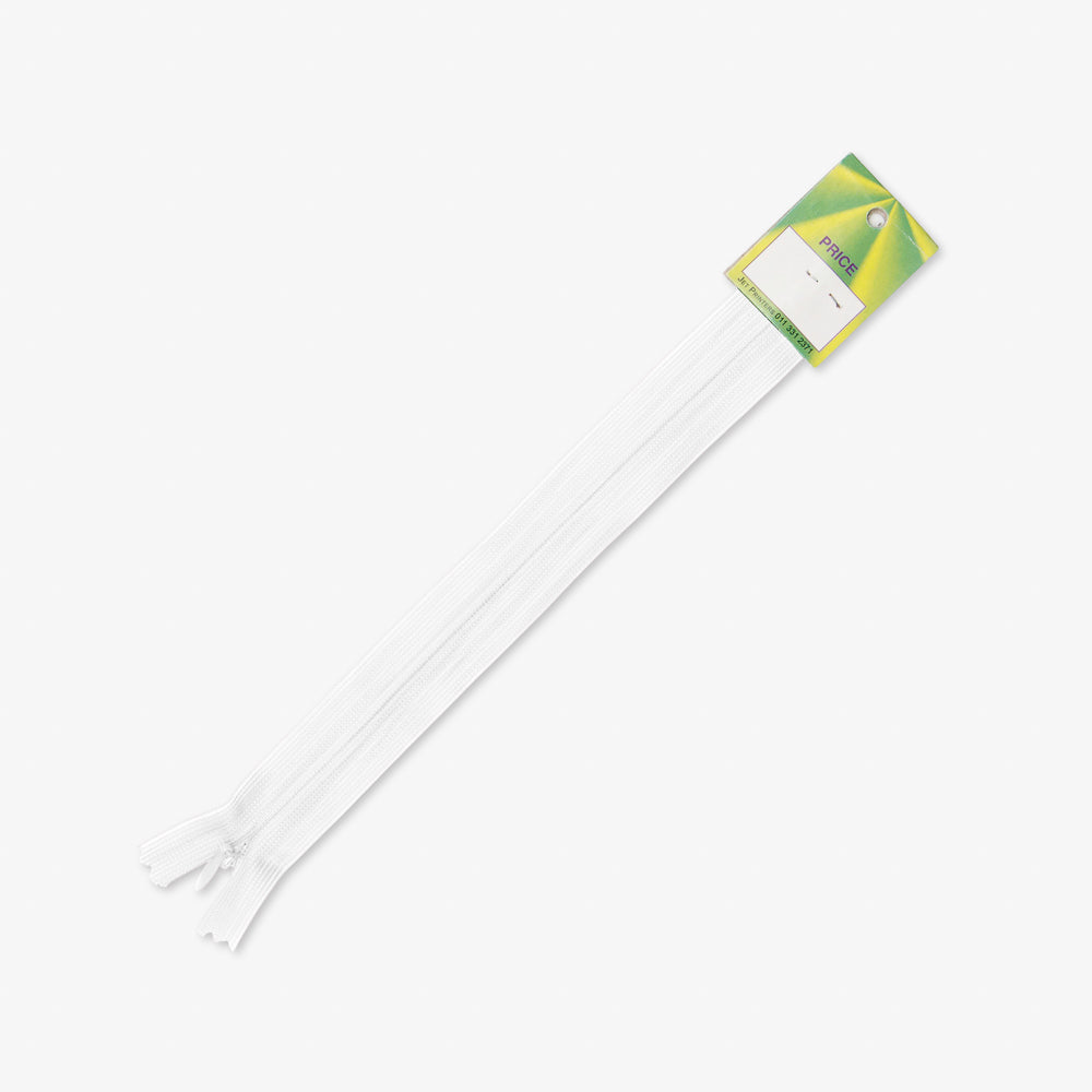 Invisible Dress Zips 20cm (Various Colours)