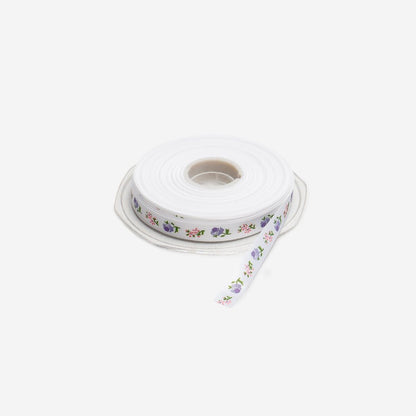Printed Satin Ribbon 10mm Des.03 (20met) - Ragland Fabrics
