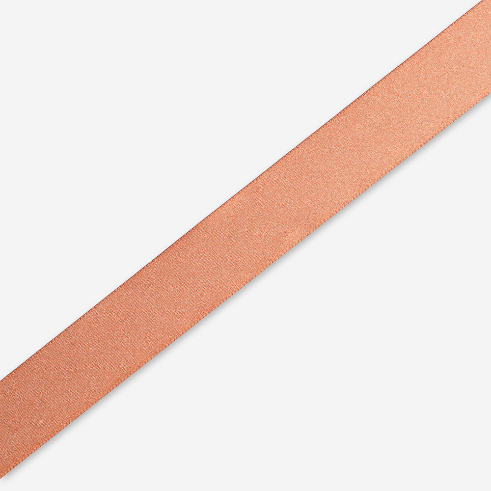 Satin Ribbon 25mm Copper (100met) - CLEARANCE