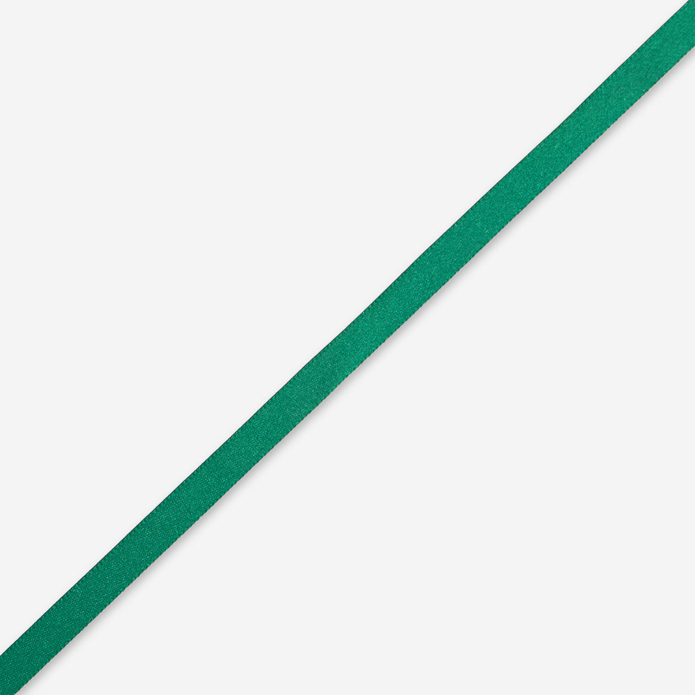 Satin Ribbon 8mm Bottle Green (200met)-CLEARANCE