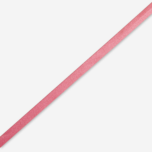 Satin Ribbon 8mm Dark Pink (200met)-CLEARANCE