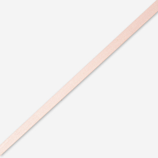 Satin Ribbon 8mm Peach (200met)-CLEARANCE