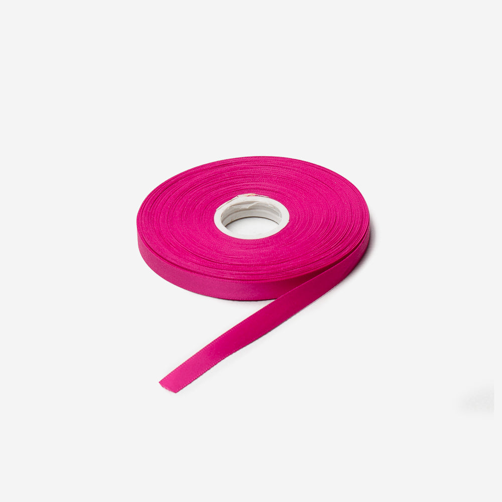 Satin Ribbon 8mm Cerise Pink (20met) - CLEARANCE