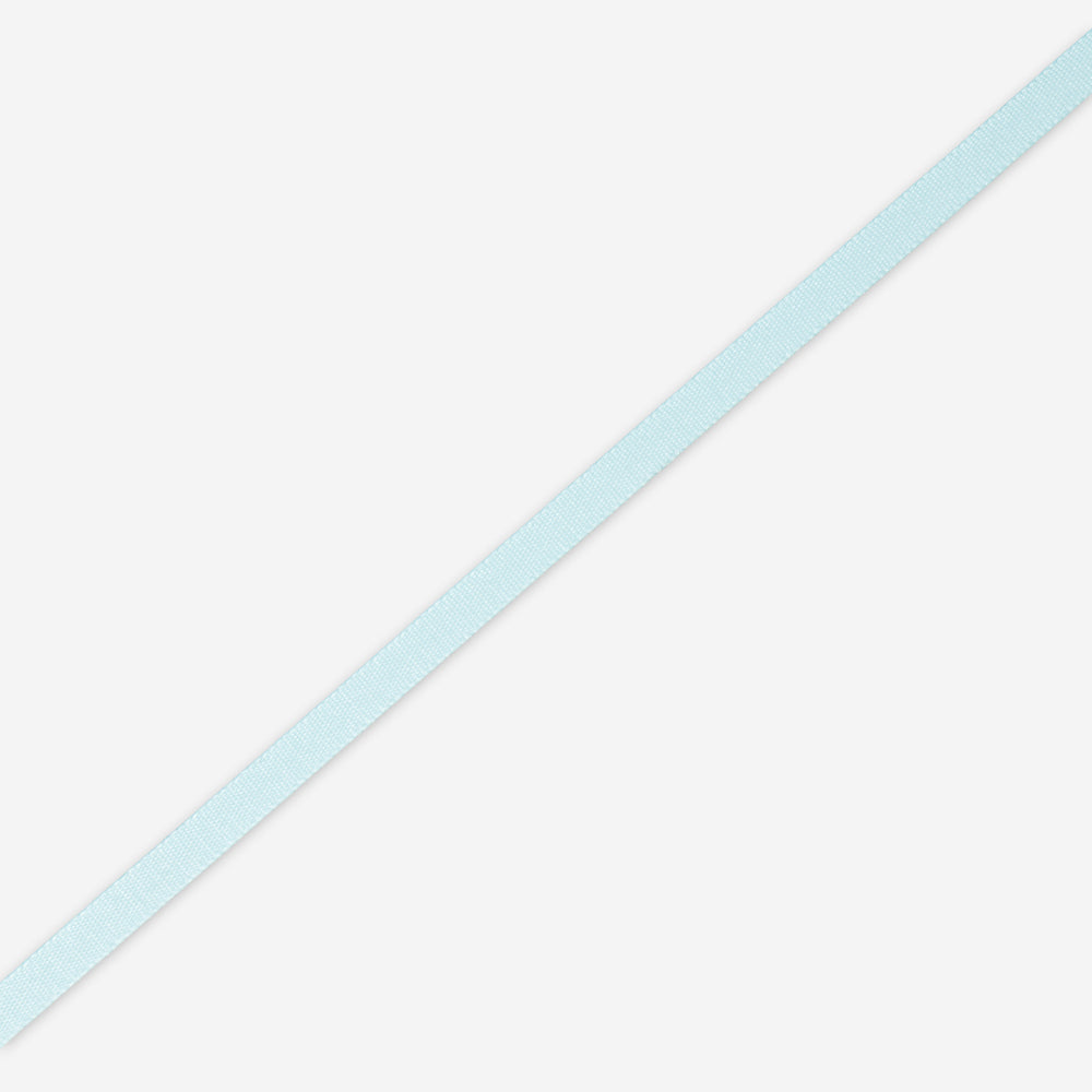 Satin Ribbon 6mm Sky Blue (200met)-CLEARANCE
