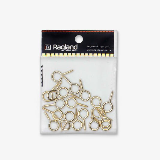 Screw Eyes Brass - Size 4