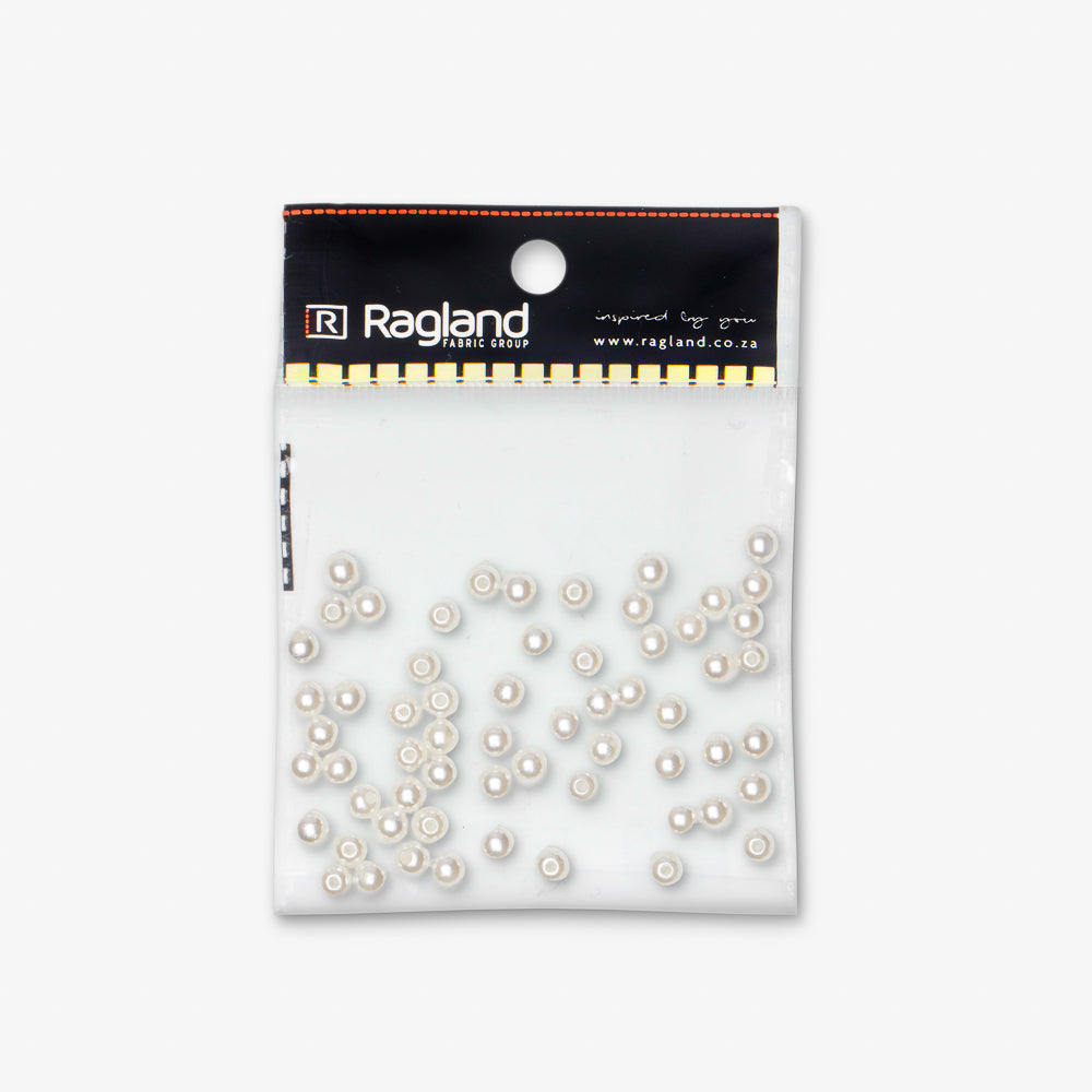 Pearl Beads 6mm | Cream