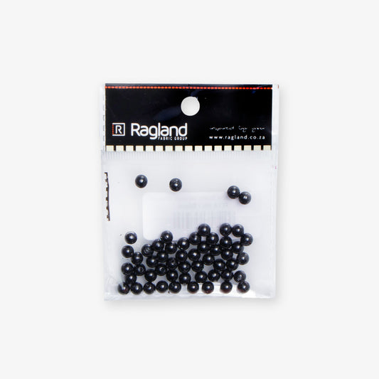 Pearl Beads 6mm | Black