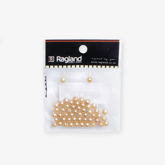 Pearl Beads 6mm | Gold