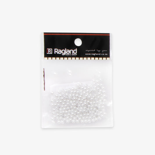 Pearl Beads 4mm White