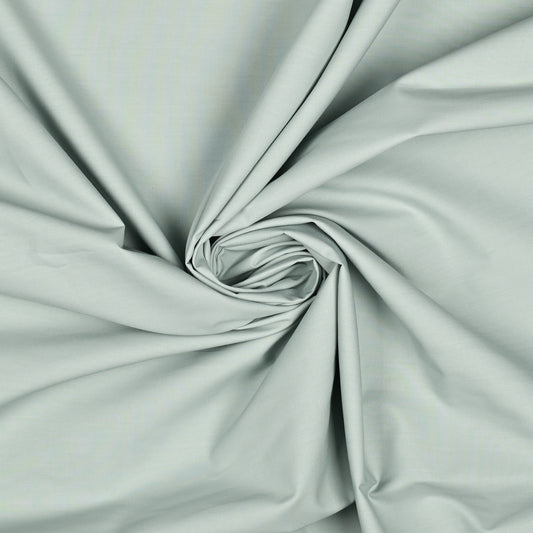 Percale Cotton Sheeting Duck Egg 200TC