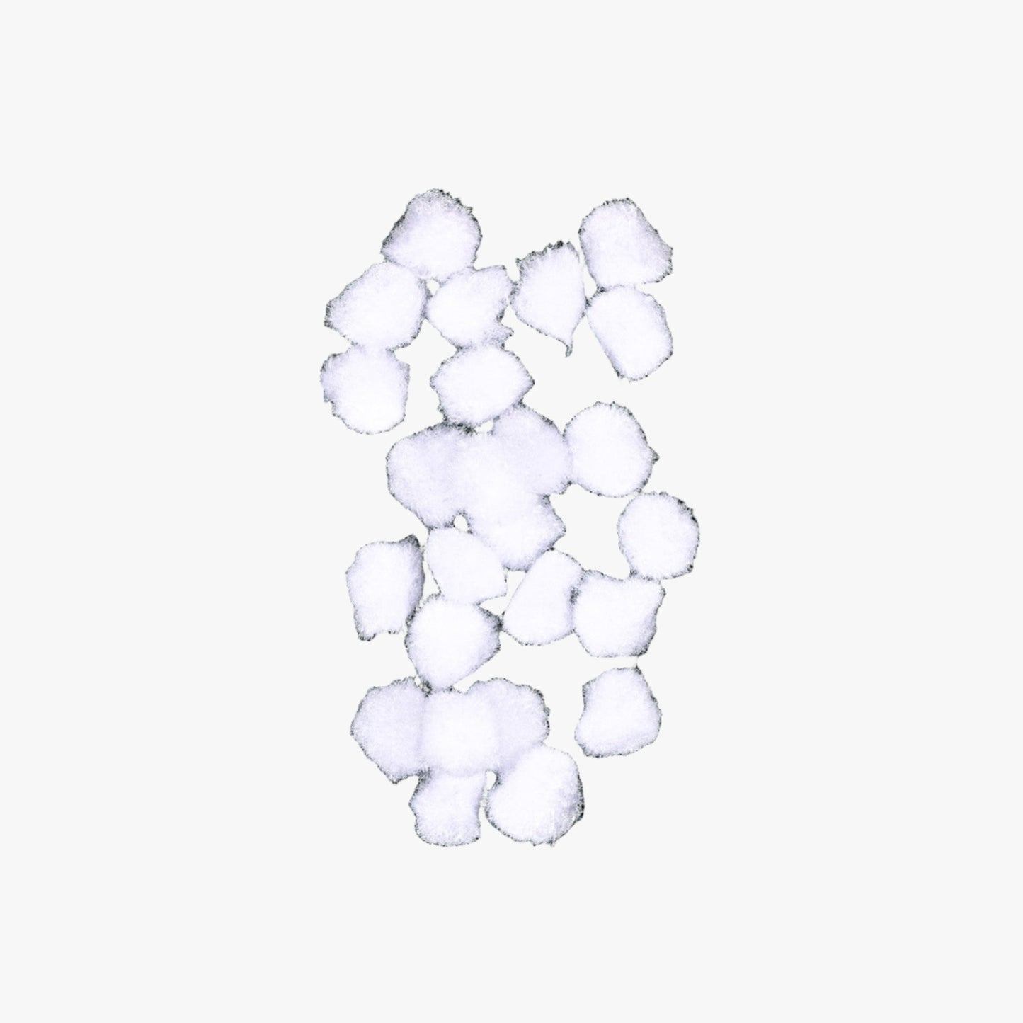 Pom Poms - White 15mm | 25pc