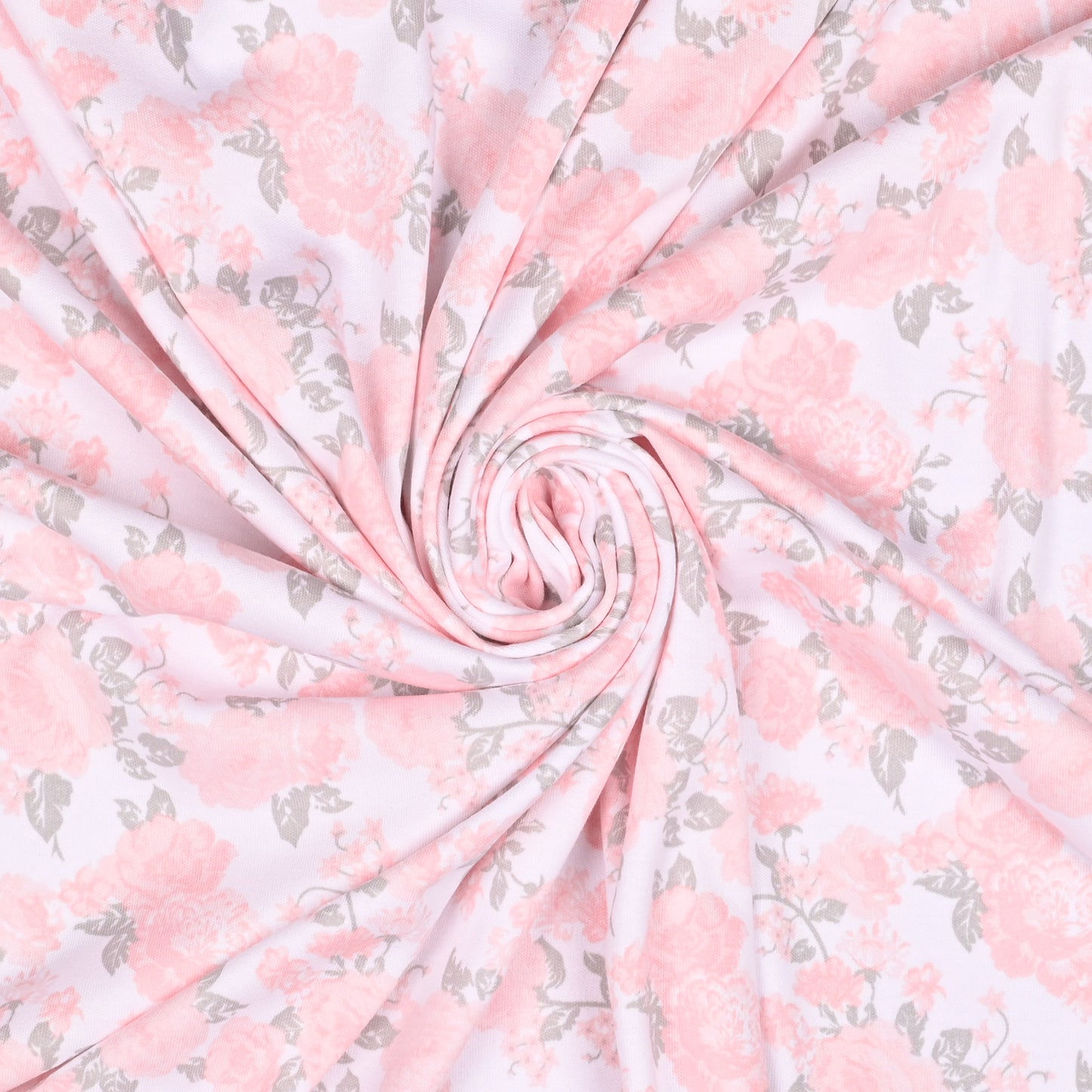 Cotton Knit Pink Floral