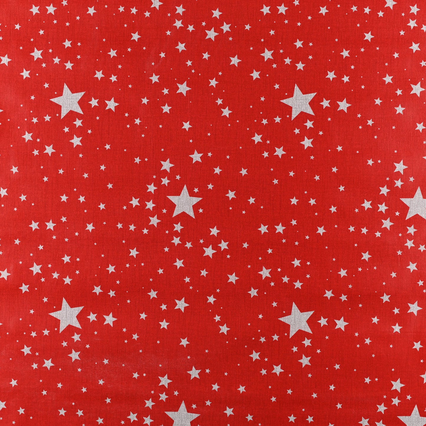 PVC Printed Table Cloth Plastic Red/White Stars
