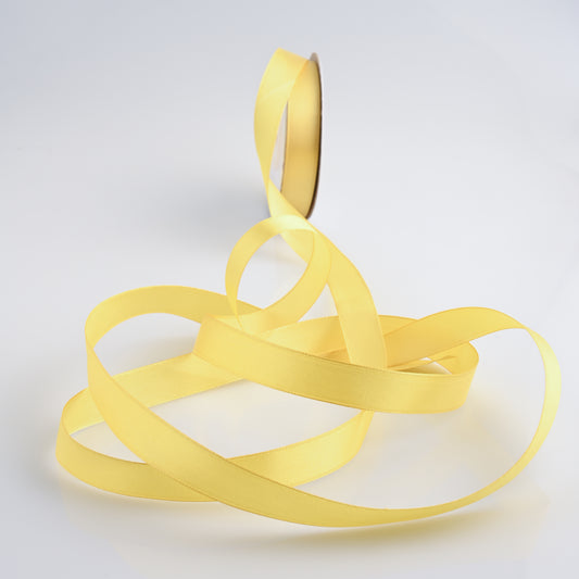 Satin Ribbon 15mm Yellow #270 (30Yards)