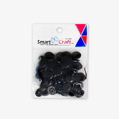 Snap Fastner Buttons - Assorted Colours (20 sets) - TO BE DISCONTINUED