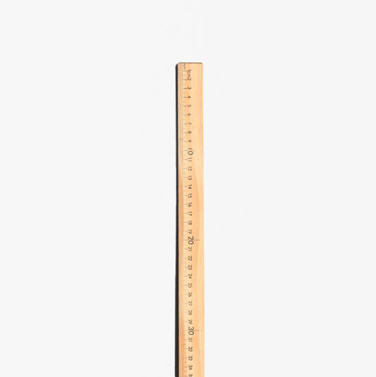 Ruler Wooden Natural - 1met